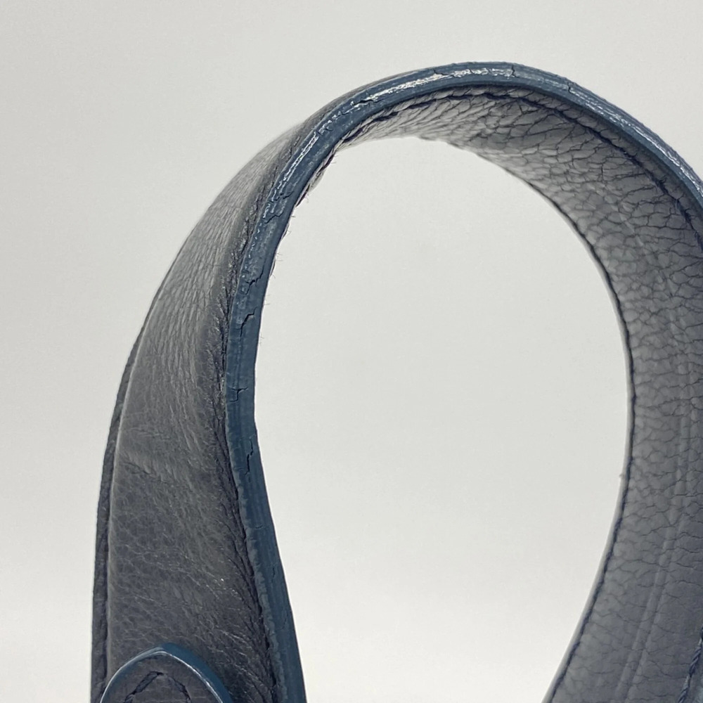 CHANEL Blue Caviar Leather Shoulder Bag - Picture 9 of 14
